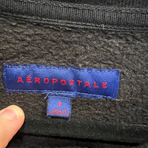 Aeropostale embellished black cat kitty tiger sweatshirt - sparkle - small - Picture 4 of 5